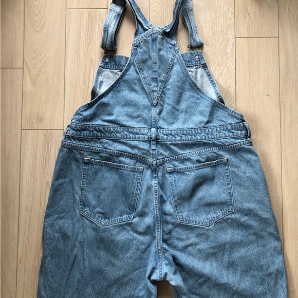Abercrombie & Fitch Denim Overalls in Light Blue Size XL - Picture 11 of 12
